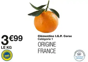 Monoprix Clémentine i.g.p. corse offre