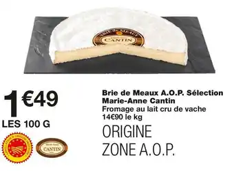Cantin brie de meaux a.o.p.