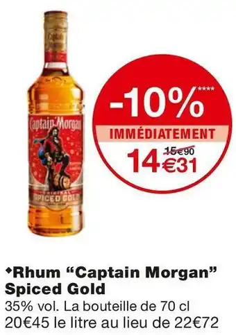Captain morgan rhum spiced gold