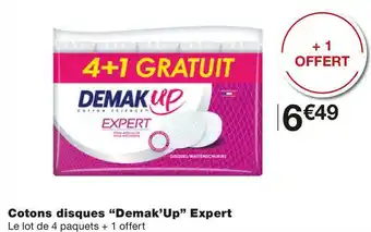 Monoprix Demak up cotons disques expert offre