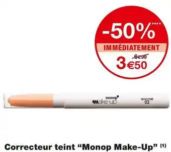 Monoprix Monop make-up correcteur teint offre