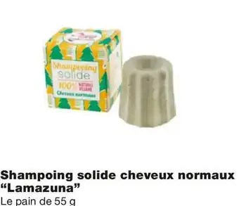Monoprix Lamazuna shampoing solide cheveux normaux offre