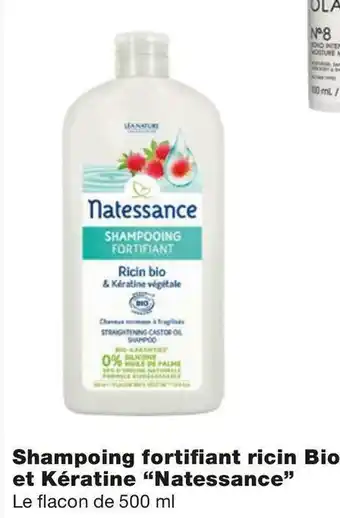 Monoprix Natessance bon plan sur shampoing fortifi ant ricin bio et kératine de la marque offre