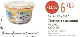 Andric terrine de saumon