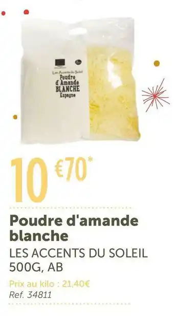 L'Eau Vive Les accents du soleil poudre d'amande blanche offre