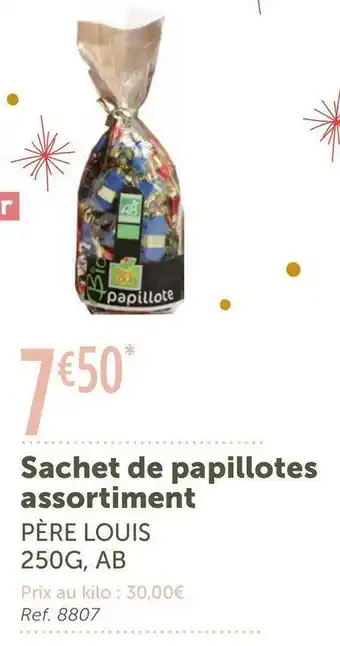Père louis sachet de papillotes assortiment