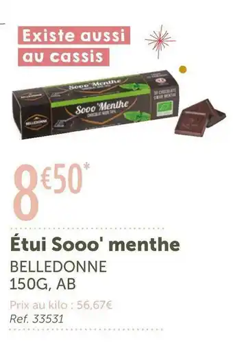 L'Eau Vive Belledonne étui sooo' menthe offre