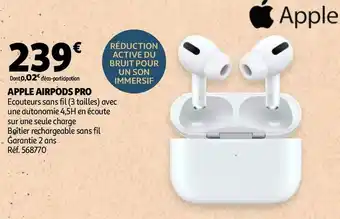 Auchan Apple apple airpods pro offre