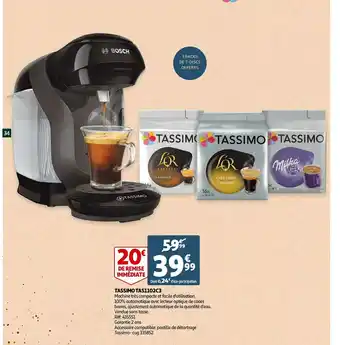 Auchan Tassimo tassimo tas1102c3 offre