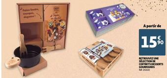 Retrouvez une sélection de coffrets desserts gourmands