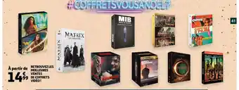 Auchan Retrouvez les meilleures ventes de coffrets vidéo ! offre