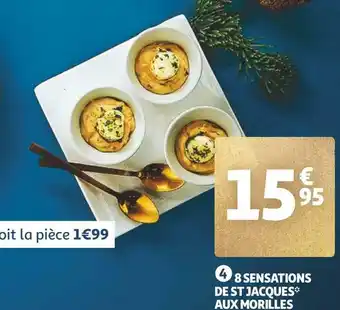 Auchan 8 sensations de st jacques aux morilles offre