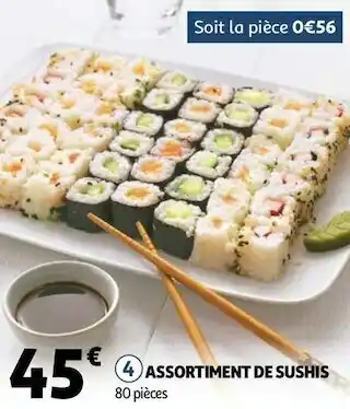Assortiment de sushis