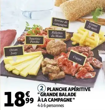 Auchan Planche apéritive " grande balade à la campagne " offre