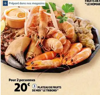 Auchan Plateau de fruits de mer " le tribord " offre