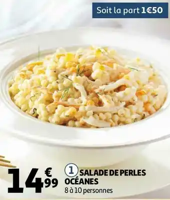 Auchan Salade de perles océanes offre