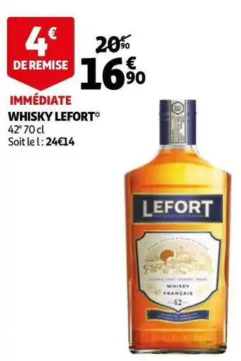 Auchan Lefort whisky offre