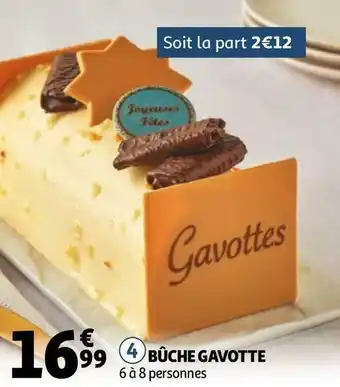 Auchan Gavottes bûche gavotte offre