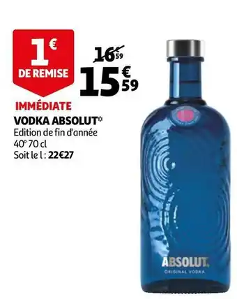 Auchan Vodka absolut vodka absolut offre