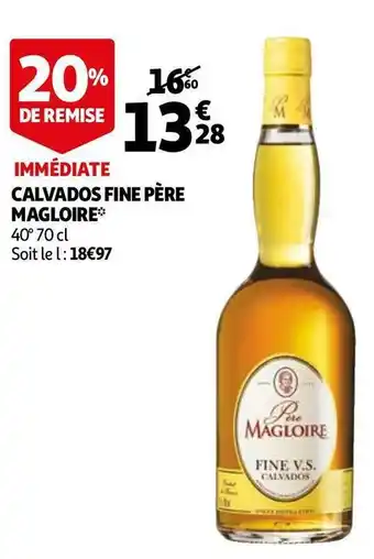 Auchan Père magloire calvados fine offre