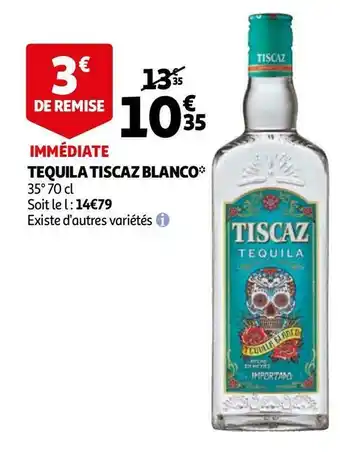 Tiscaz tequila blanco