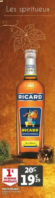 Auchan Ricard pastis offre