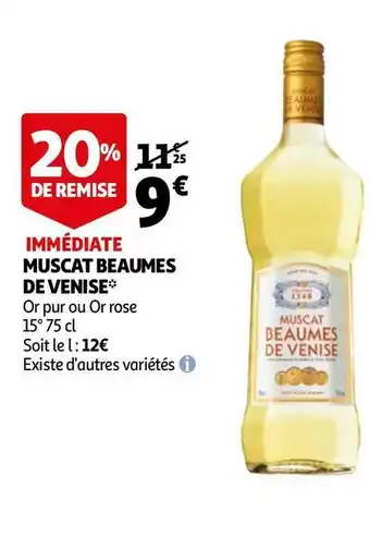 Auchan Muscat beaumes de venise offre