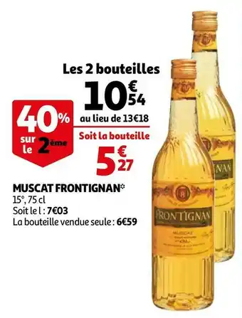 Auchan Muscat frontignan offre