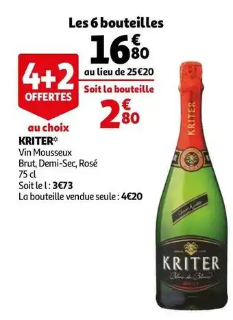 Auchan Kriter kriter offre