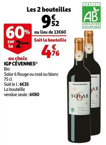 Auchan Igp cévennes offre