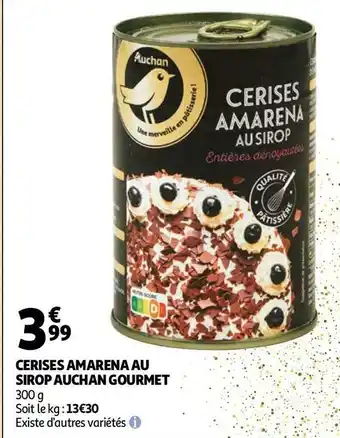 Auchan Auchan cerises amarena au sirop offre
