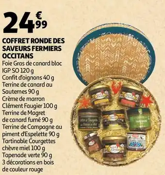 Auchan Fermiers occitans coffret ronde des saveurs offre