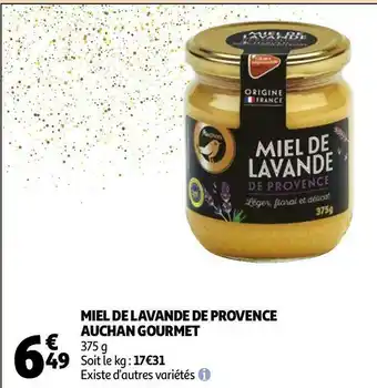 Auchan Auchan miel de lavande de provence offre
