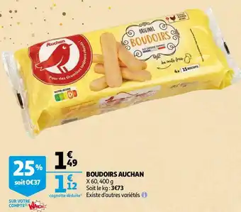 Auchan Auchan boudoirs offre