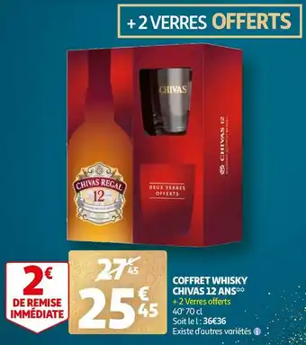 Chivas regal coffret whisky chivas 12 ans