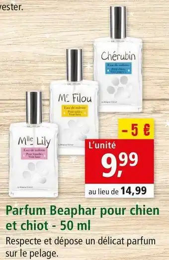 Maxi Zoo Parfum beaphar pour chien et chiot offre