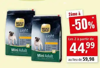 Maxi Zoo Select gold croquettes mini offre