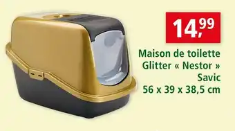 Maxi Zoo Maison de toilette glitter « nestor » savic offre