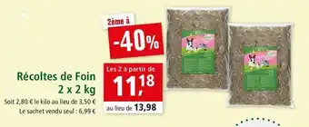 Maxi Zoo Récoltes de foin offre