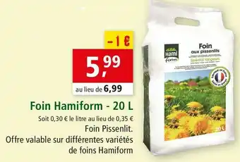 Maxi Zoo Hamiform foin offre