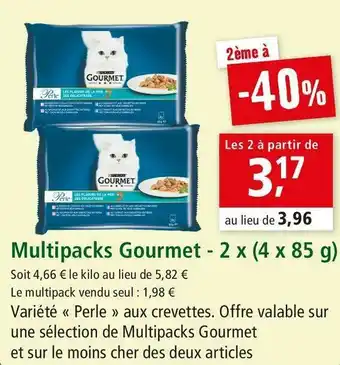 Maxi Zoo Gourmet multipacks - 2 x (4 x 85 g) offre