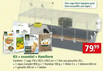 Maxi Zoo Hamiform kit « essentiel » hamiform offre