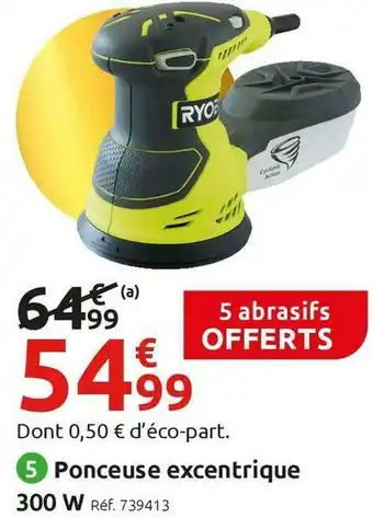 Mr Bricolage Ryobi scie circulaire sans fil 18 v r18sds-0 one+ offre