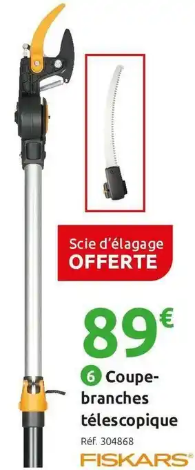 Mr Bricolage Fiskars coupe-branches télescopique upx86 offre