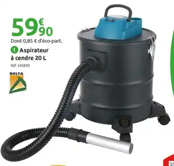 Mr Bricolage Delta aspirateur à cendre 20 l 4033 ruecab offre