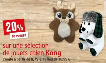 Bon plan sur une sélection de jouets chien kong