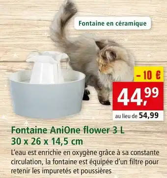 Maxi Zoo Anione fontaine flower offre