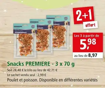 Maxi Zoo Premiere snacks offre