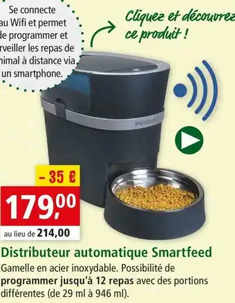 Maxi Zoo Smartfeed distributeur automatique offre