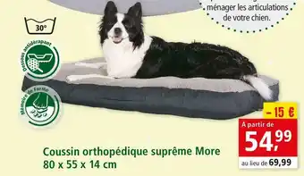 Maxi Zoo Coussin orthopédique suprême more offre